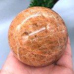 New Arrivals Polished Crystal Ball Natural Sunstone Spheres 270G 57MM